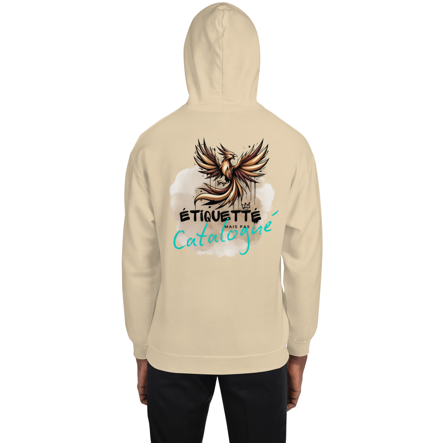 Sweat à capuche "étiquetté"