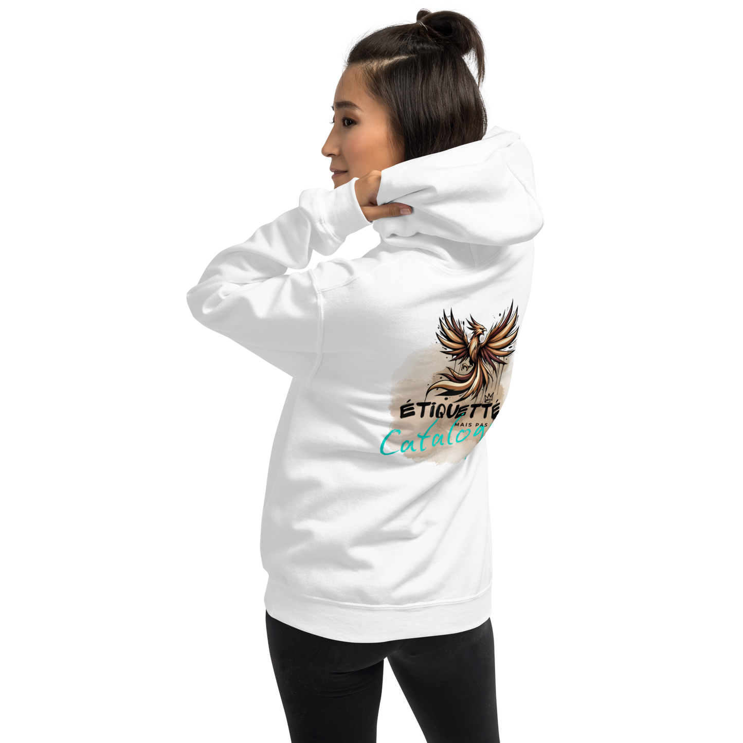 Sweat à capuche "étiquetté"